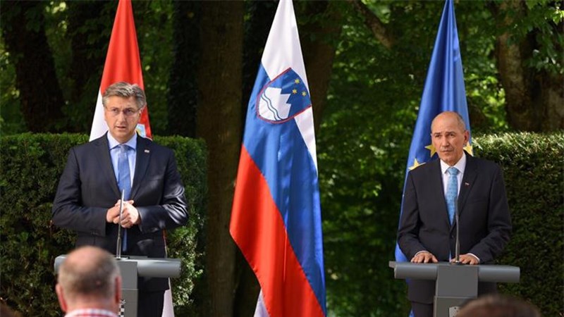 Plenković i Janša: Važno je da epidemiološke mjere budu usklađene. Samo zajedničkim snagama možemo postići uspjeh